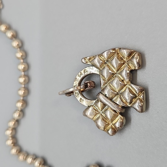 Agatha Paris vintage pale gold tone necklace - Picture 5 of 7